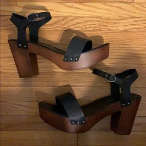 COPY - Black wooden heels